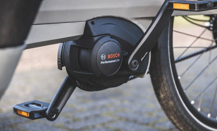 Elektrische bakfiets met middenmotor