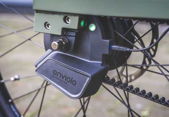 Elektrische bakfiets met automatisch schakelsysteem